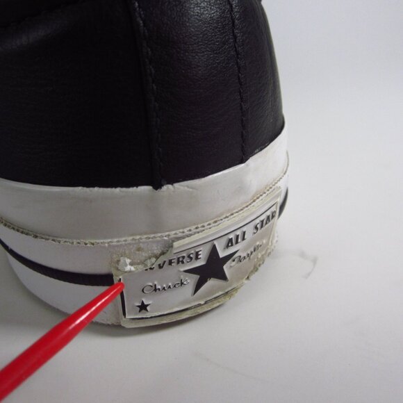 Converse One Star Perforated Leather Sneaker- 158465C Size: Men's 10, Women's 12 - Picture 12 of 15